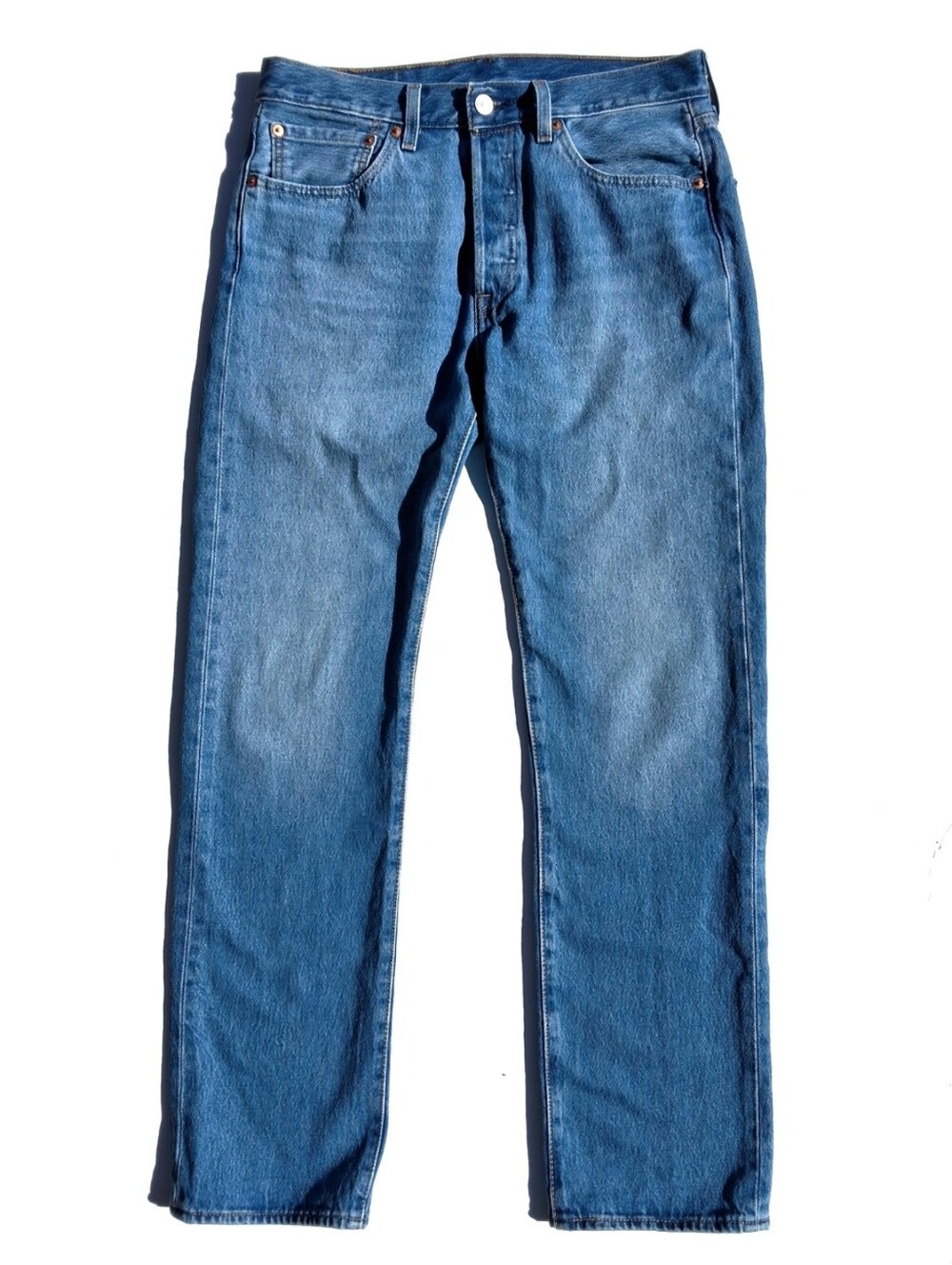Levi's 501 Original Fit Men's Jeans - Medium Wash (Size 31x32)